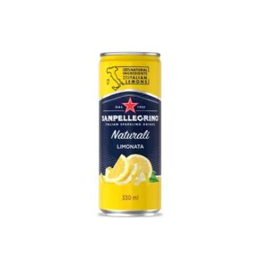 San Pellegrino Limonata Sparkling Juice Can 330ml (24 X 330 ML)